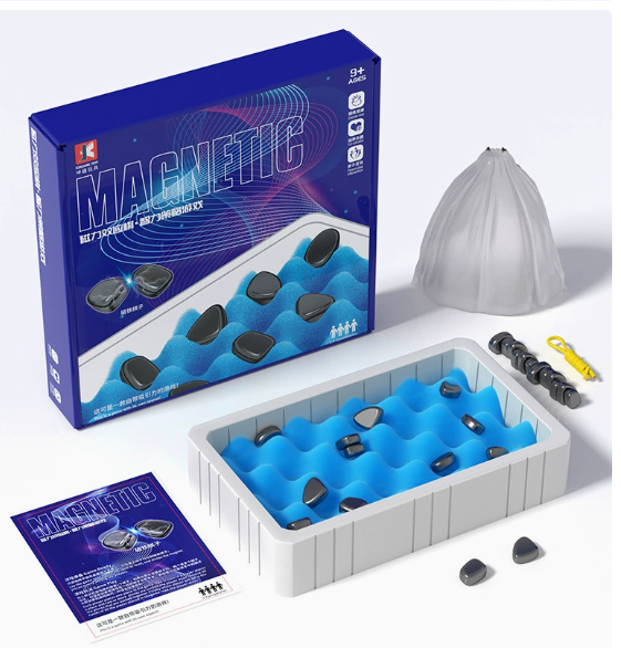 Magnetic Strategy Board Game for Kids – Educational Tabletop Puzzle Toy