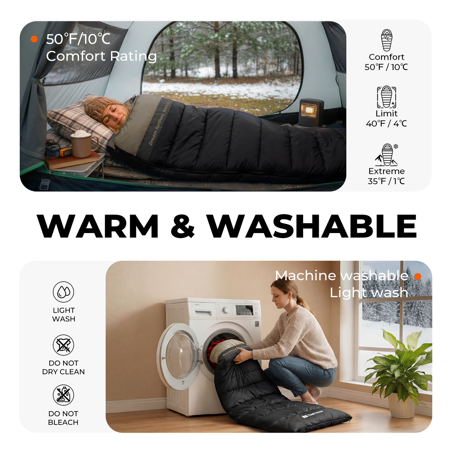 Hooded single-person flannel Plain sleeping bag
