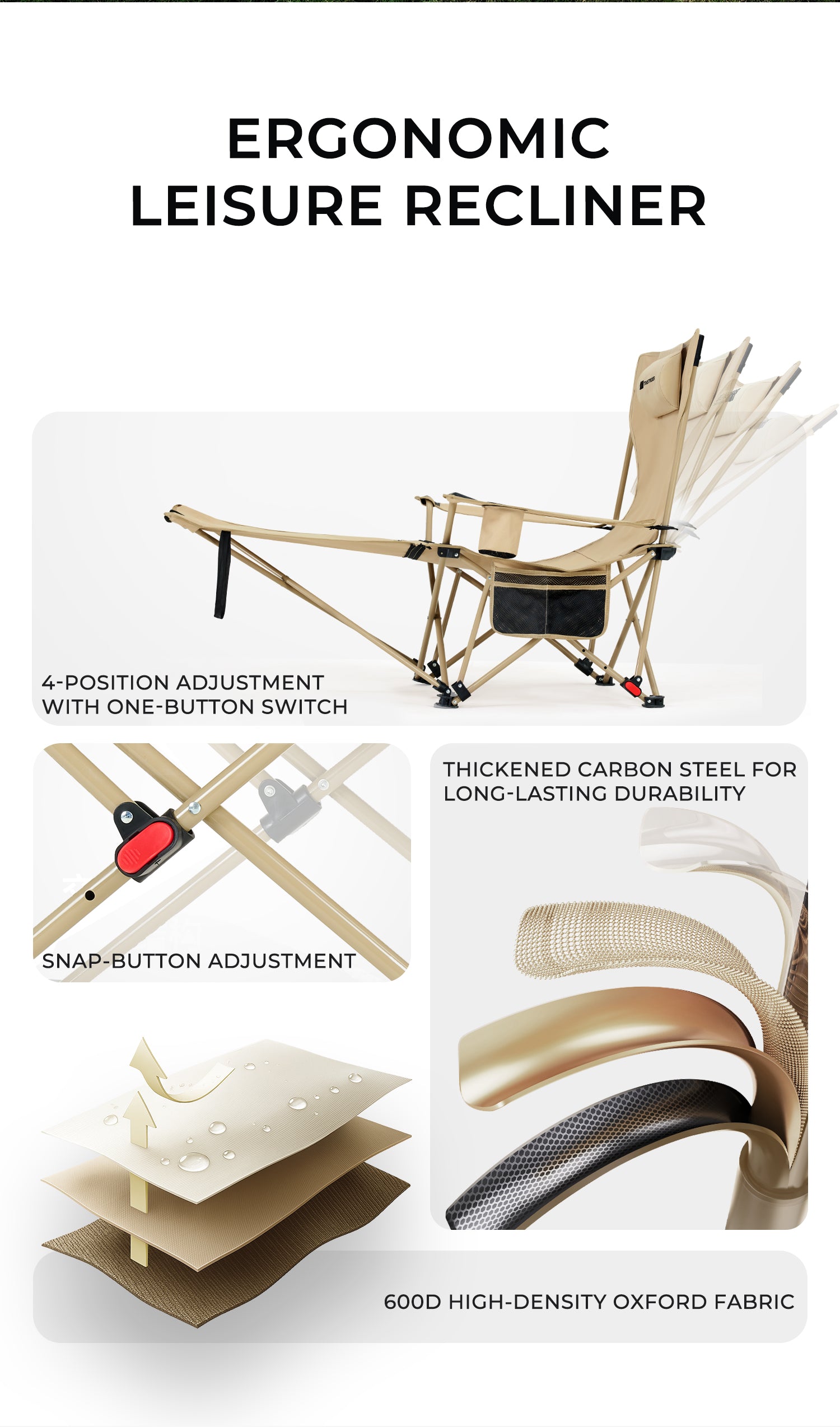 Lodge Pro Reclining Camping Chair