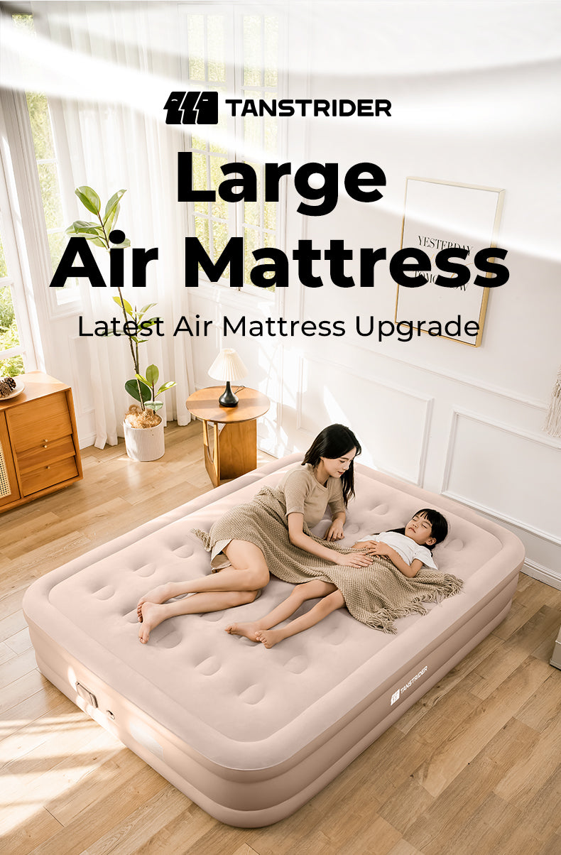 Cirro 16" Elevated Automatic Air Mattress - 3-Layer Double-High Blow Up Bed