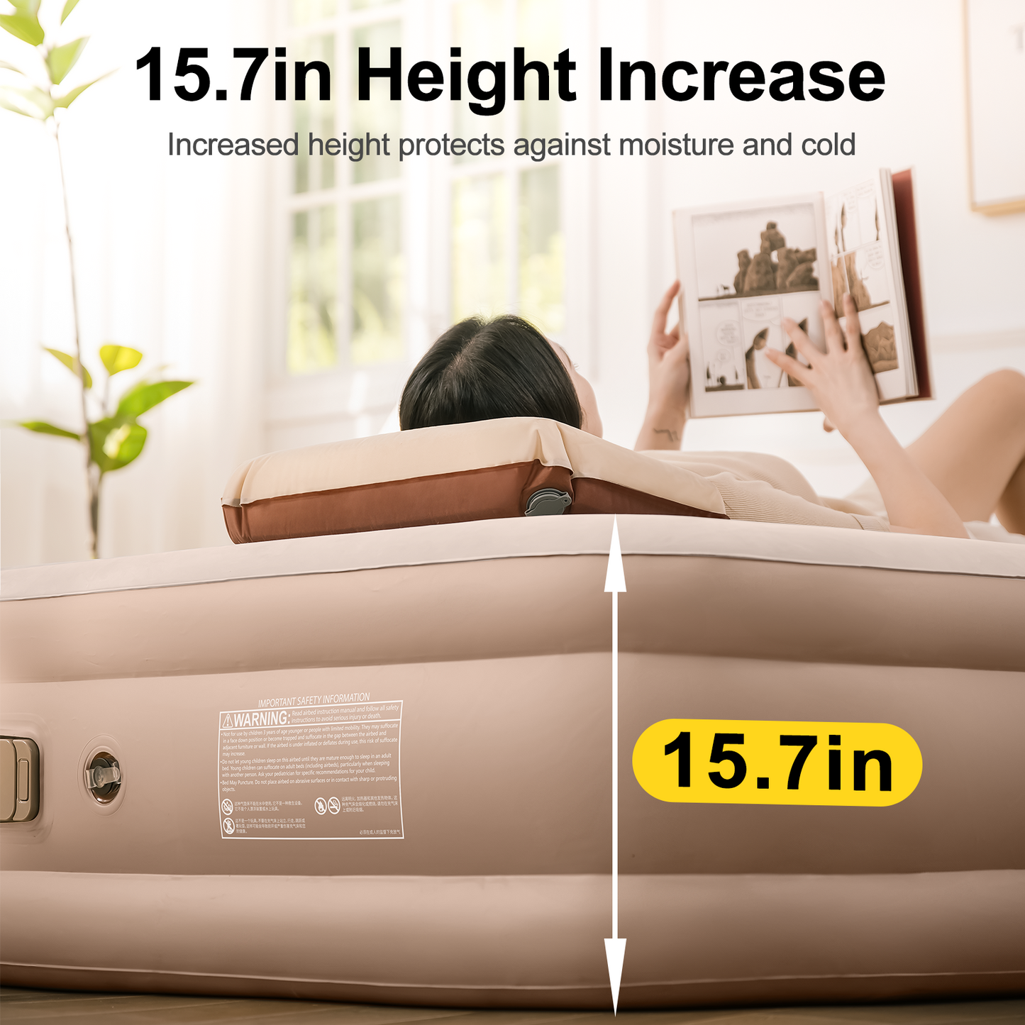 TANSTRIDER Raised Inflatable Bed