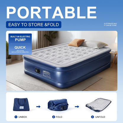 Tanstrider Soft Cloud 18-inch Plug-in Inflatable Bed