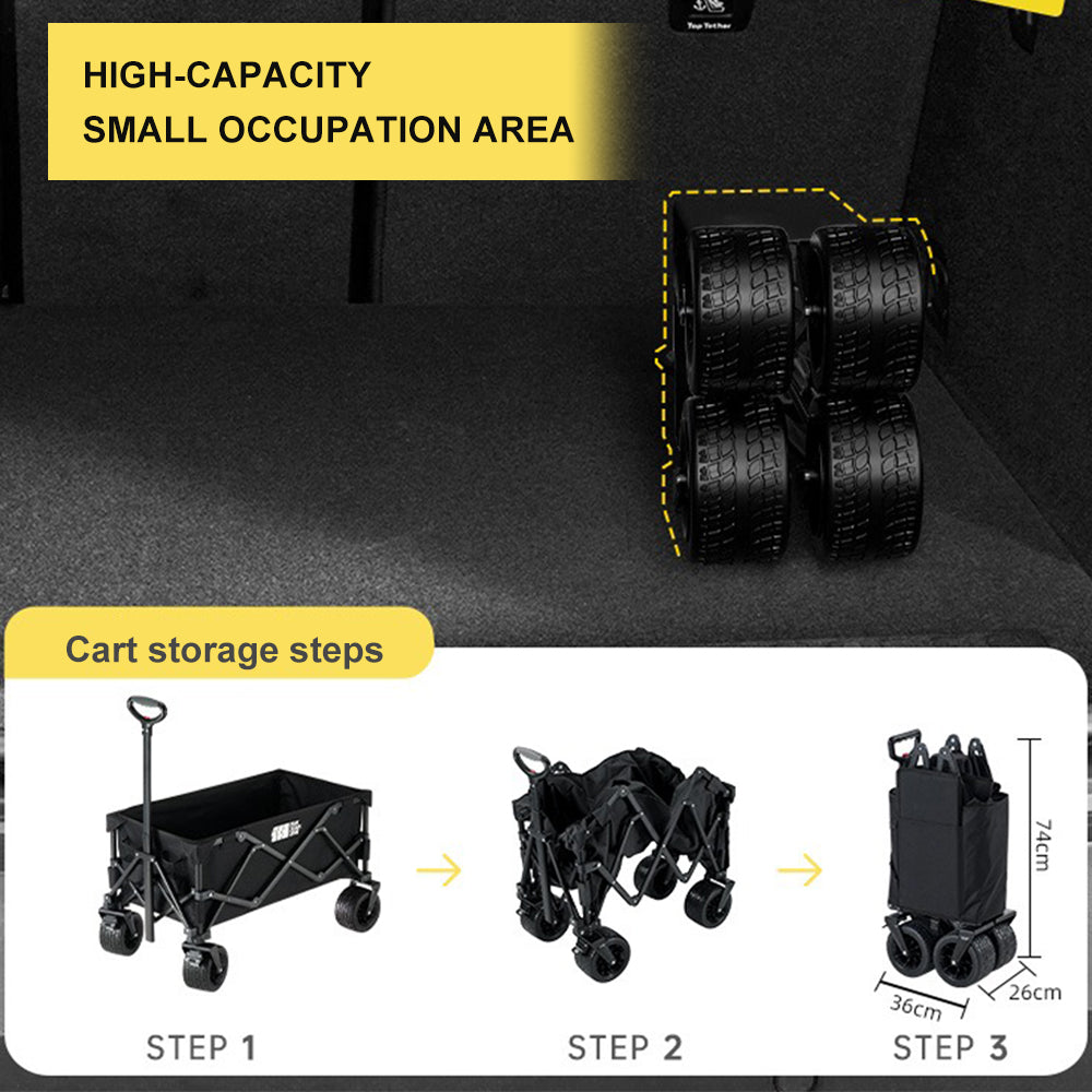 TANSTRIDER Collapsible Foldable Wagon