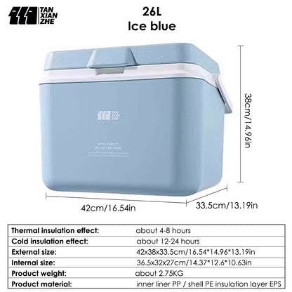 TANSTRIDER Outdoor car cooler, ice bucket, fishing mini refrigerator