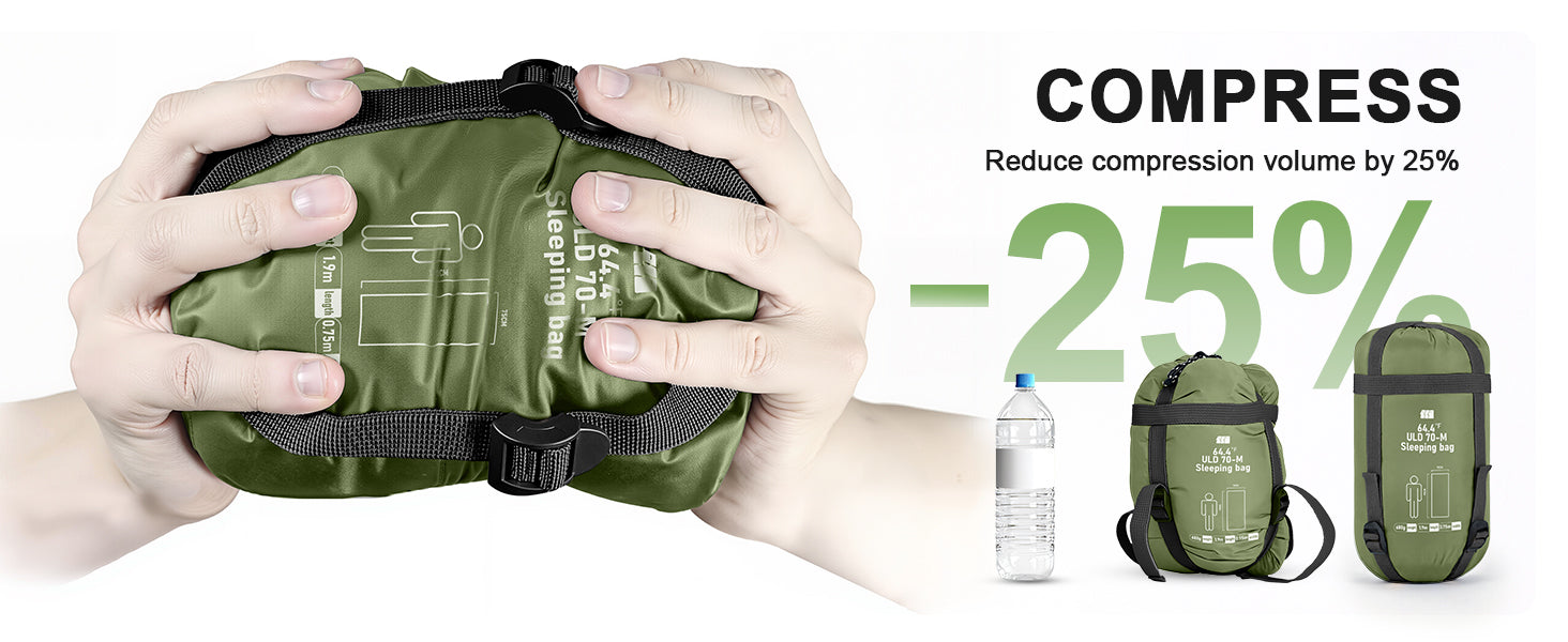 Cirro Ultralight Envelope Camping Sleeping Bag