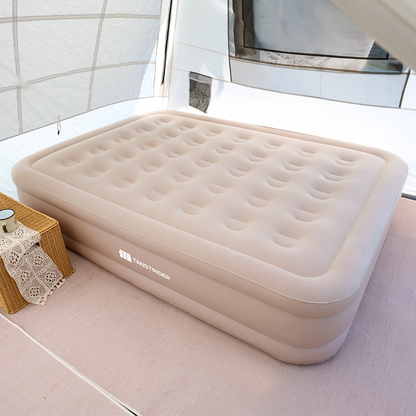 Cirro 16" Elevated Automatic Air Mattress - 3-Layer Double-High Blow Up Bed