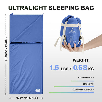Cirro Ultralight Envelope Camping Sleeping Bag