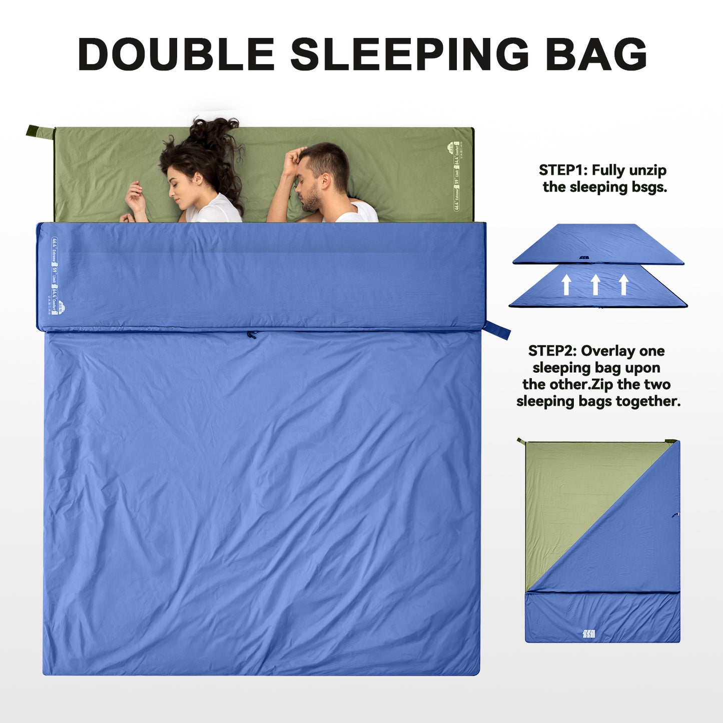 Cirro Ultralight Envelope Camping Sleeping Bag