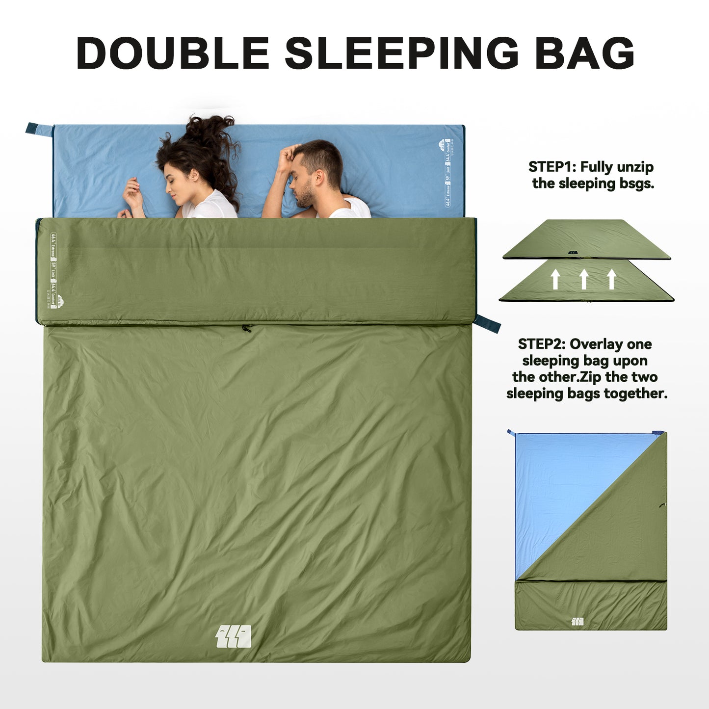 Cirro Ultralight Envelope Camping Sleeping Bag