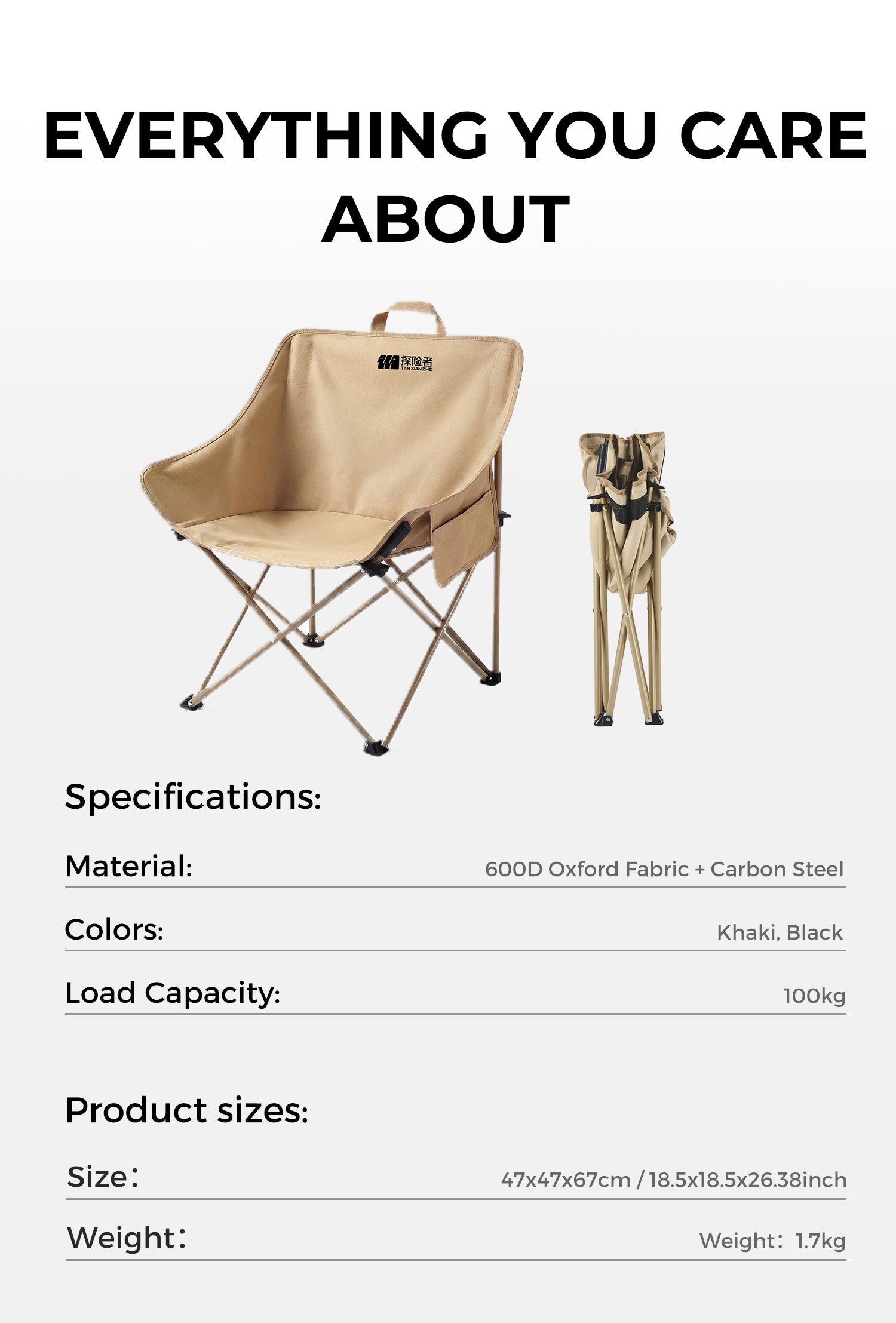 Perch Portable Folding Moon Chair